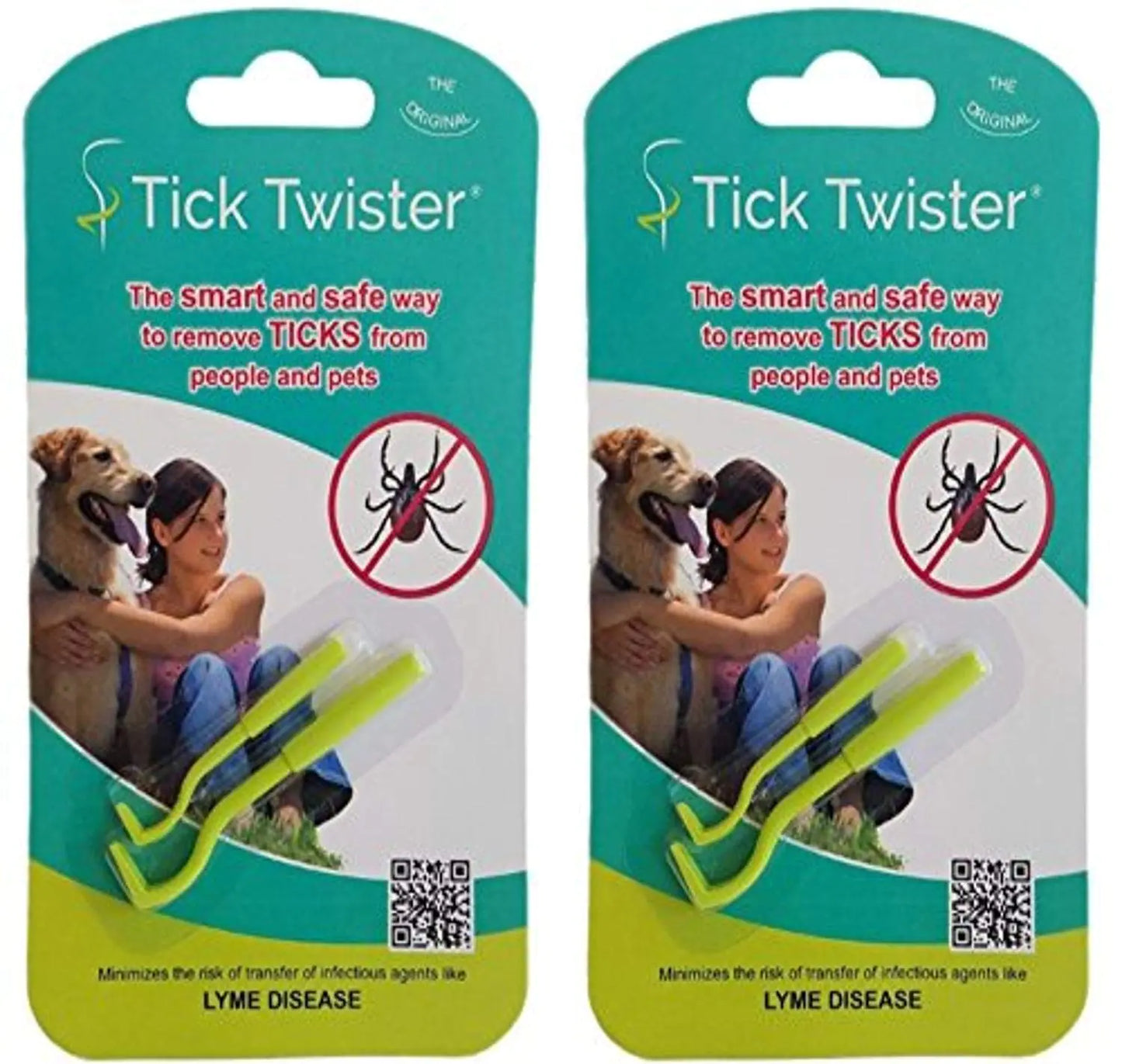 Tick Twister Tick Remover Set – 2 Sizes (Small & Large, 2-Pack)